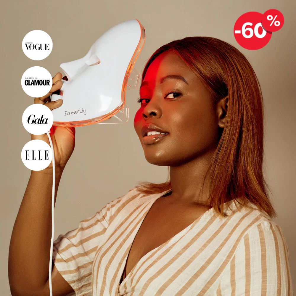 Máscara de contorno LED DERMALUX  | Piel perfecta en 30 días